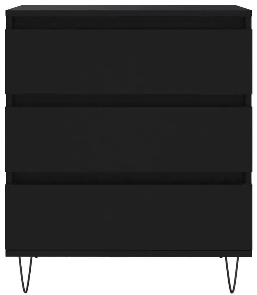 Aparador 60x35x70 cm derivados de madeira preto