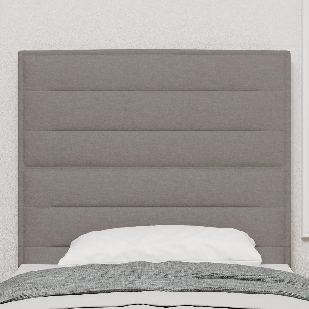 Cabeceira Design Lines Taupe 90 cm Tecido