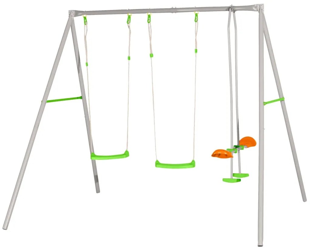 TRIGANO Axion conjunto de baloiços Louise 259x213x220 cm aço J-11468P8