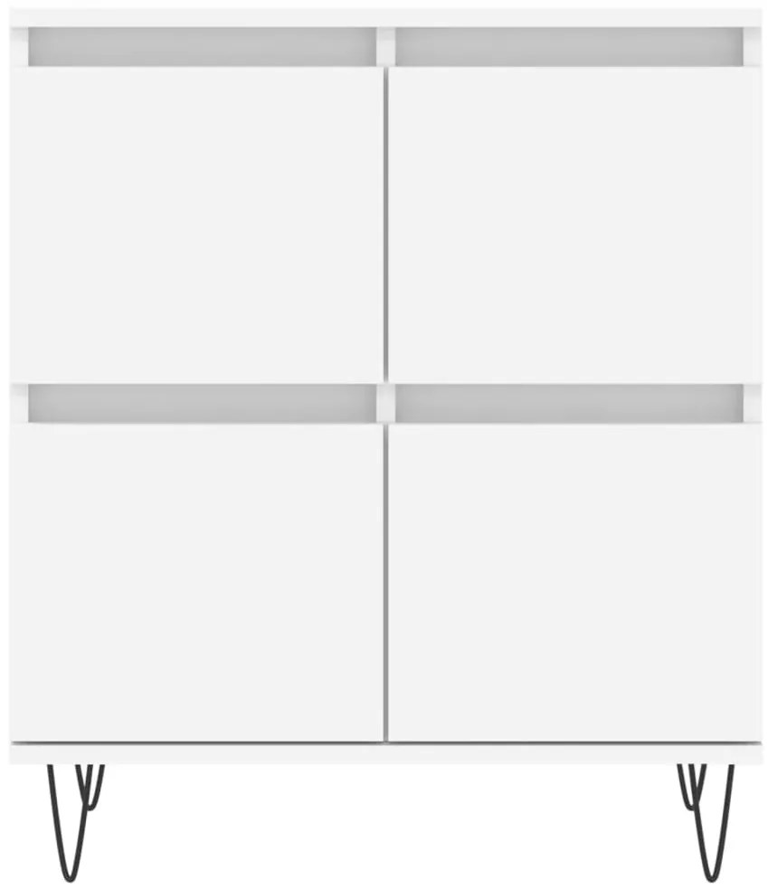 Aparadores 2 pcs derivados de madeira branco