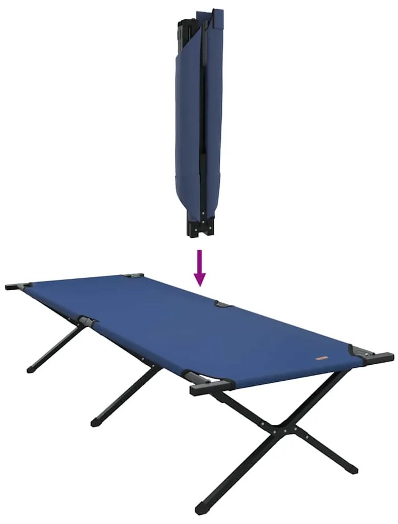 Cama Solar Dobrável com Bolsa de Transporte Azul - Tecido Oxford 600D