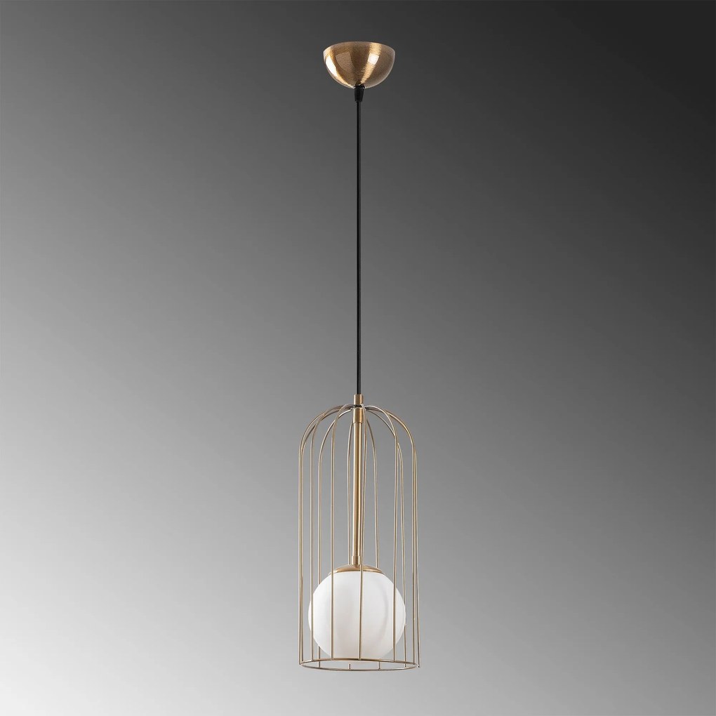 Candeeiro Chandelier Tweety – Branco Vintage – 17 x 17 cm