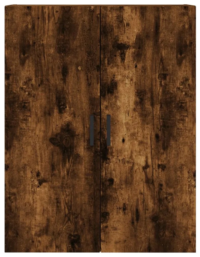 Armário de parede 69,5x34x90 cm carvalho fumado