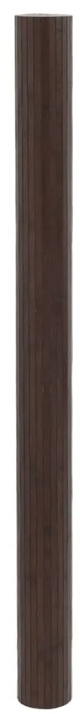 Divisória 165x800 cm bambu castanho-escuro