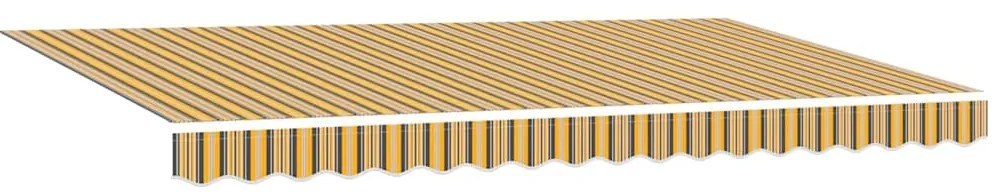 Tecido de Substituição para Toldo para Estrutura de 4x2 m Listrada Mul