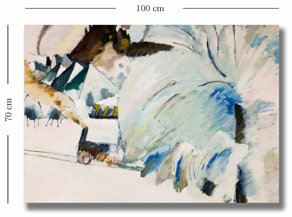 Pintura Decorativa em Tela 70100KANDINSKY021 – Multicolor – 70 x 100 c