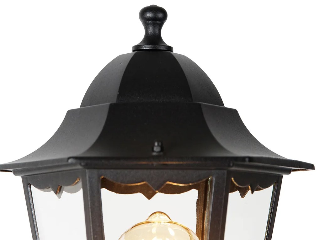 LED Candeeiro de pé inteligente para exterior preto 170cm incl. Wifi ST64 - New Orleans Country / Rústico