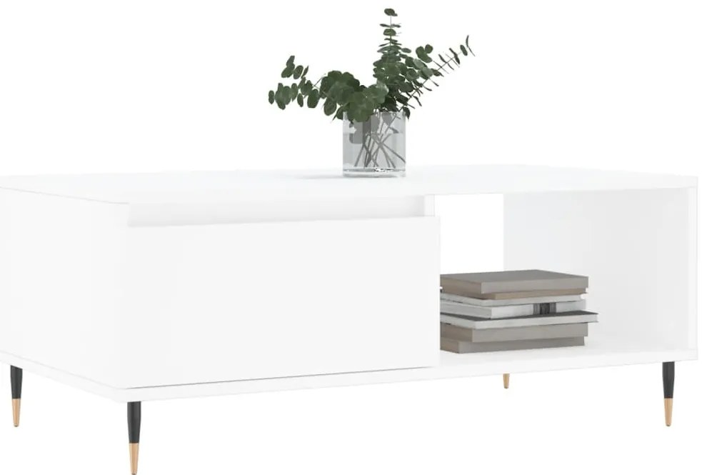 Mesa de centro 90x50x36,5 cm derivados de madeira branco