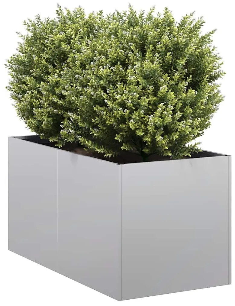 Planter 40x80x40 cm aço galvanizado
