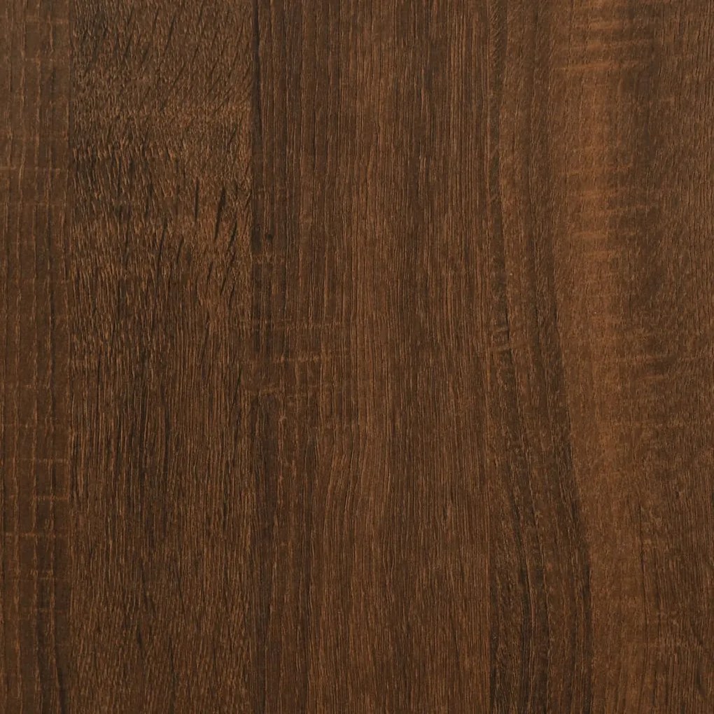 Mesa de centro 100x51x40 cm derivados madeira carvalho castanho