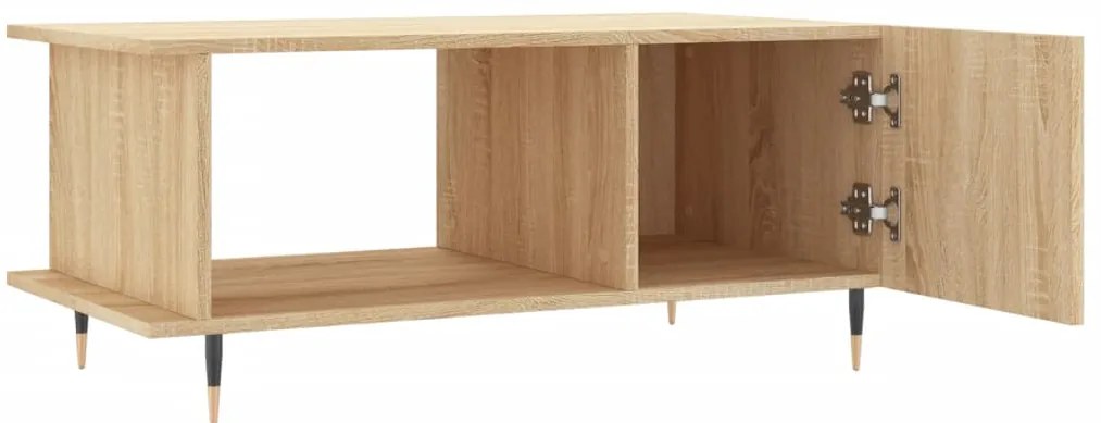 Mesa de centro 90x50x40 madeira processada carvalho sonoma