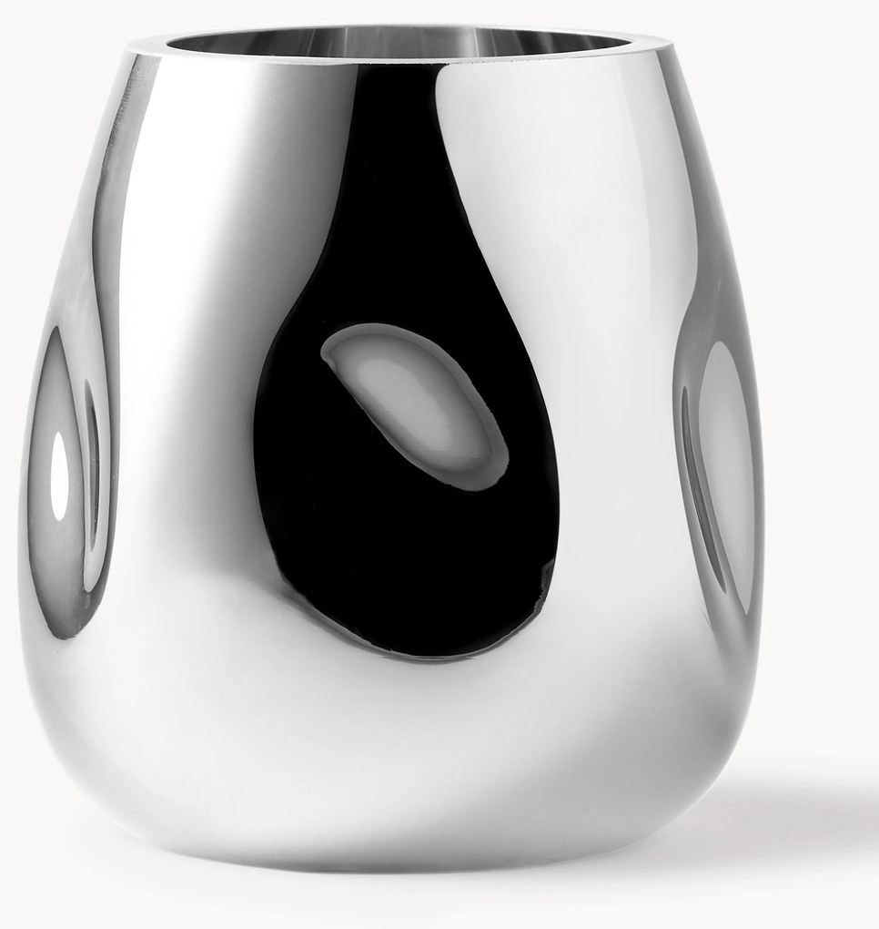 Jarra de vidro artesanal pequeno Mirror, Alt 17 cm