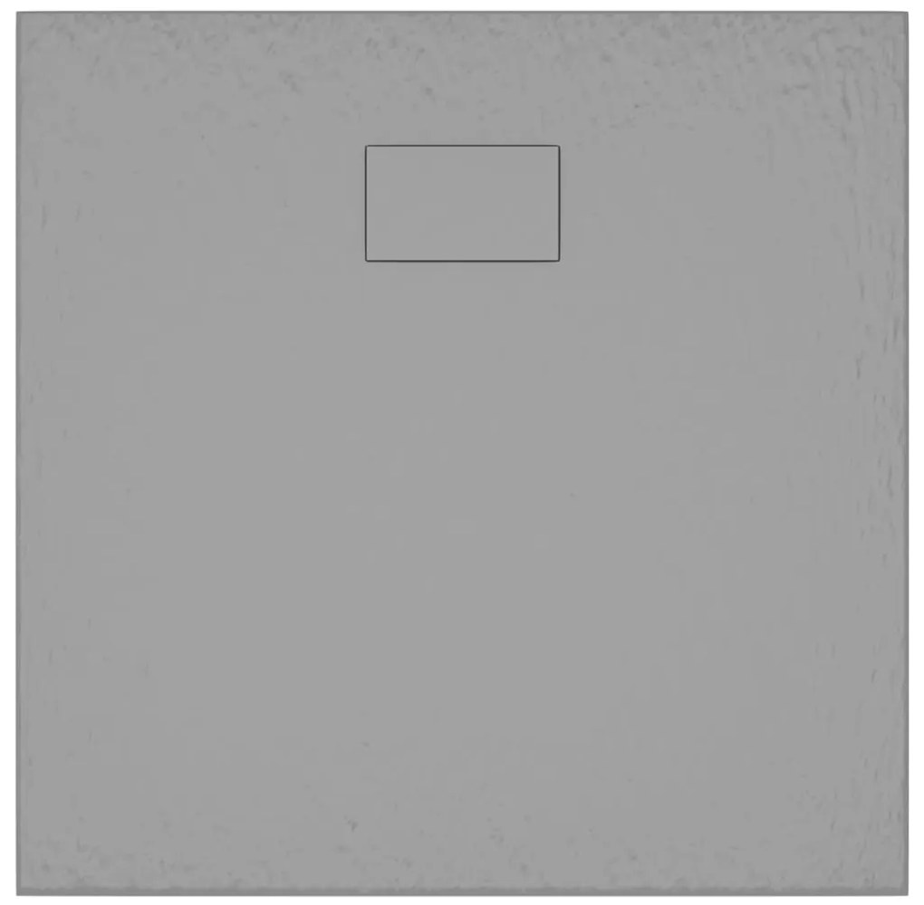 Base de chuveiro SMC 90x80 cm cinzento