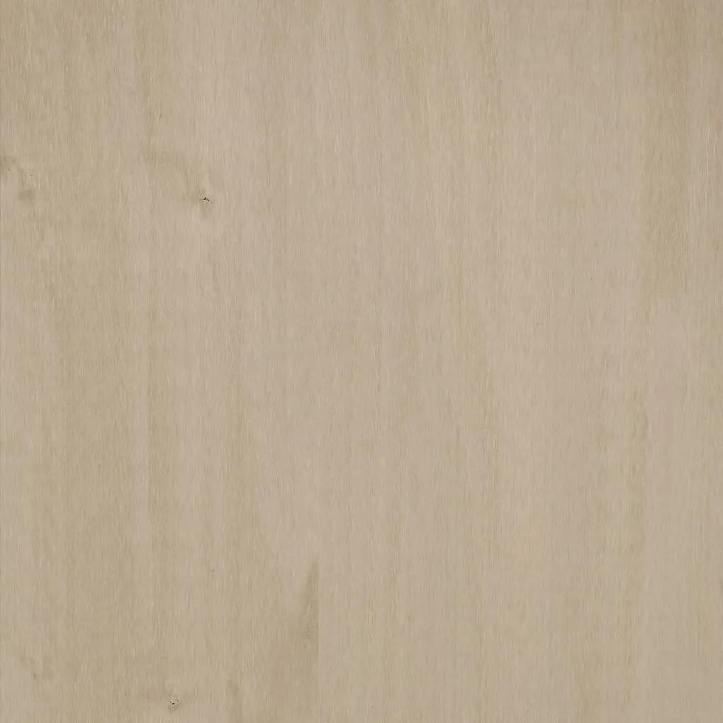 Sapateira HAMAR 85x40x108 cm pinho maciço castanho-mel