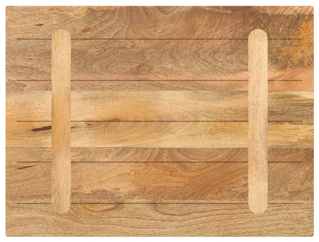 Tampo de mesa retangular 70x60x3,8 cm mangueira maciça