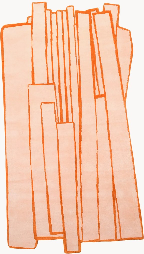 Tapete em lã artesanal Contour