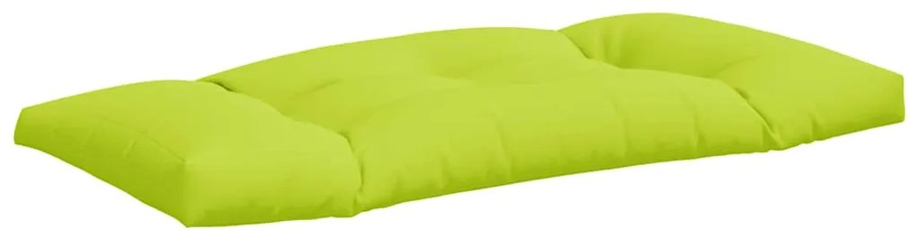 Almofadões para móveis de paletes 2 pcs tecido verde brilhante