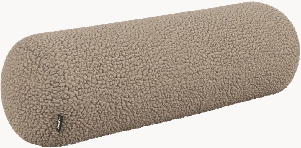 Almofada cilíndrica para sofá em teddy-bouclé Soft