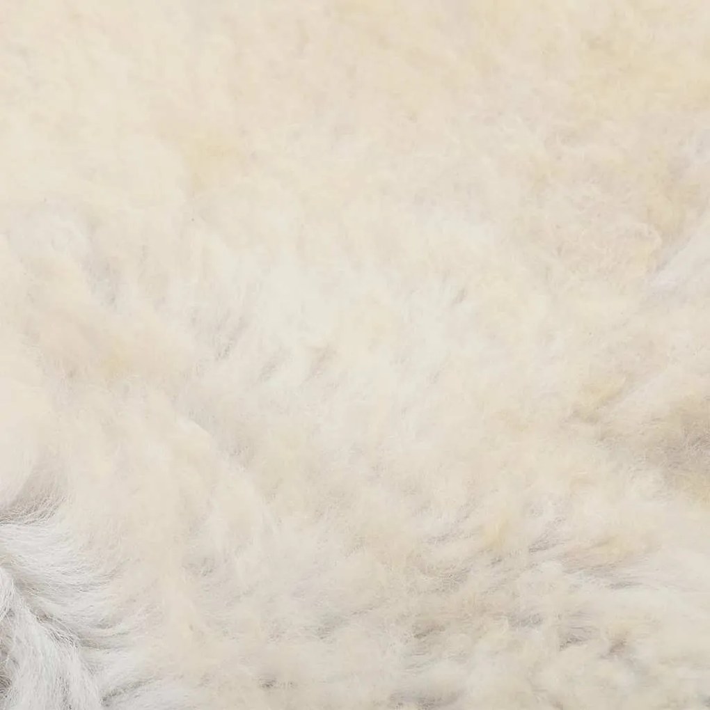 Pele de ovelha (60-70)x(90-100) cm cor creme