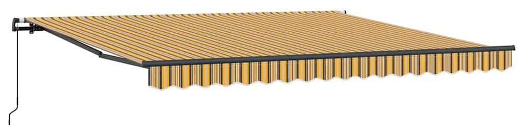 Toldo Manual Multicolor 400 × 300 cm Alumínio e Poliéster