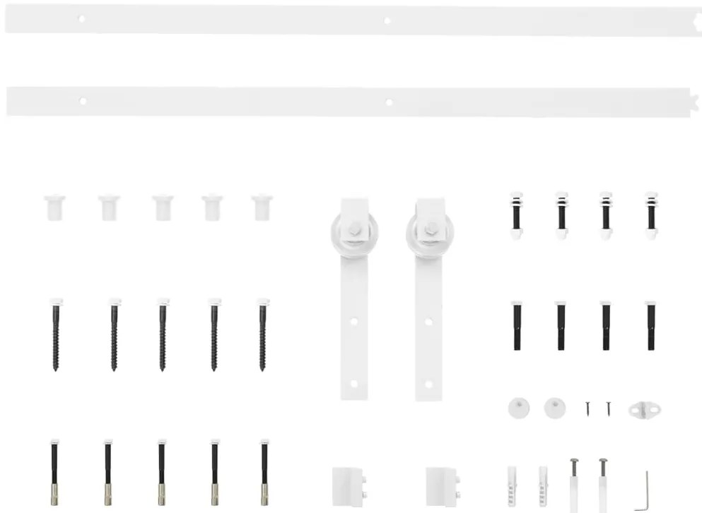 Porta de correr com ferragens 70x210 cm madeira de pinho maciça