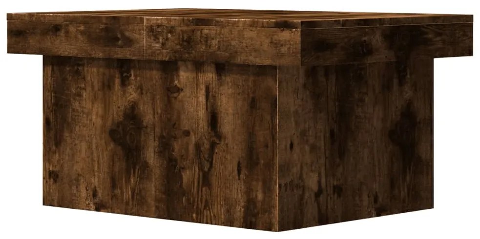 Mesa de centro 80x55x40 cm derivados de madeira carvalho fumado