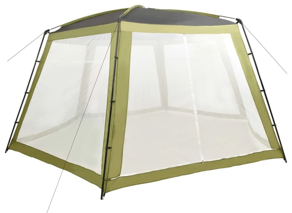 vidaXL Tenda para piscina 660x580x250 cm tecido verde