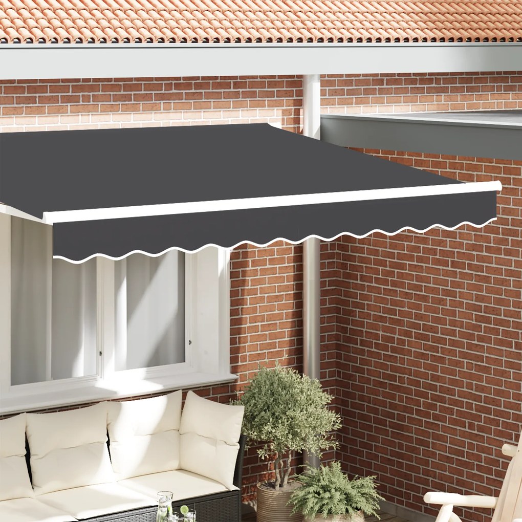 Valance do Toldo para Estrutura de 2.5 m Antracite 2.3x0.2 m
