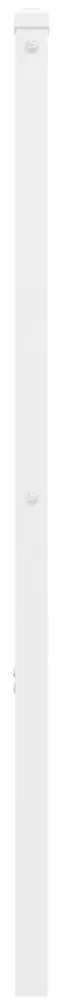 Cabeceira de cama 160 cm metal branco