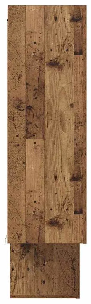 Conjunto de móvel de TV 4 pcs Madeira antiga 30.5 x 30 x 90 cm