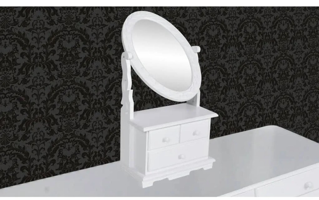 Toucador com espelho oval