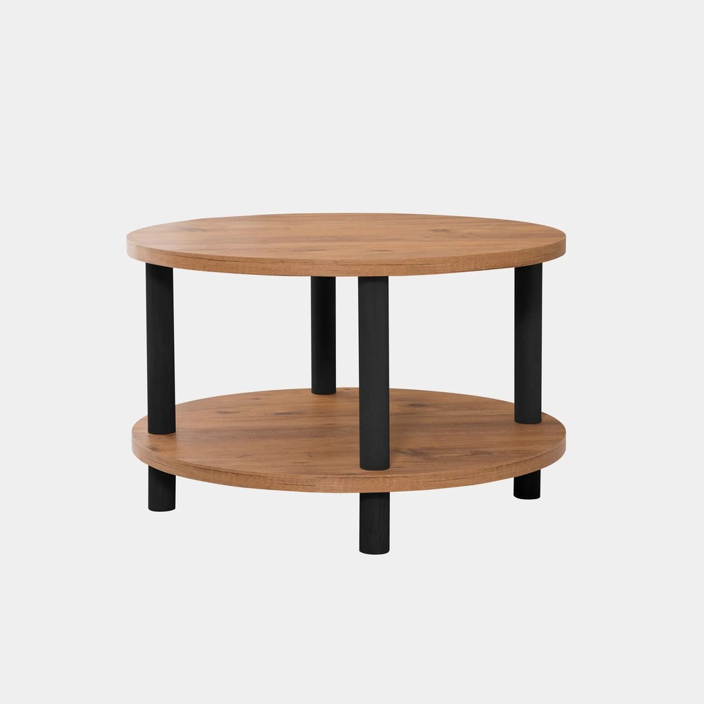 Mesa de Centro Roby – Preto – Diâmetro 70 cm x Altura 43,7 cm