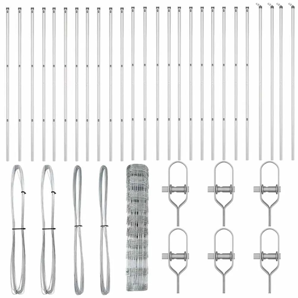 Cerca de Campo 1x50 m Aço Galvanizado