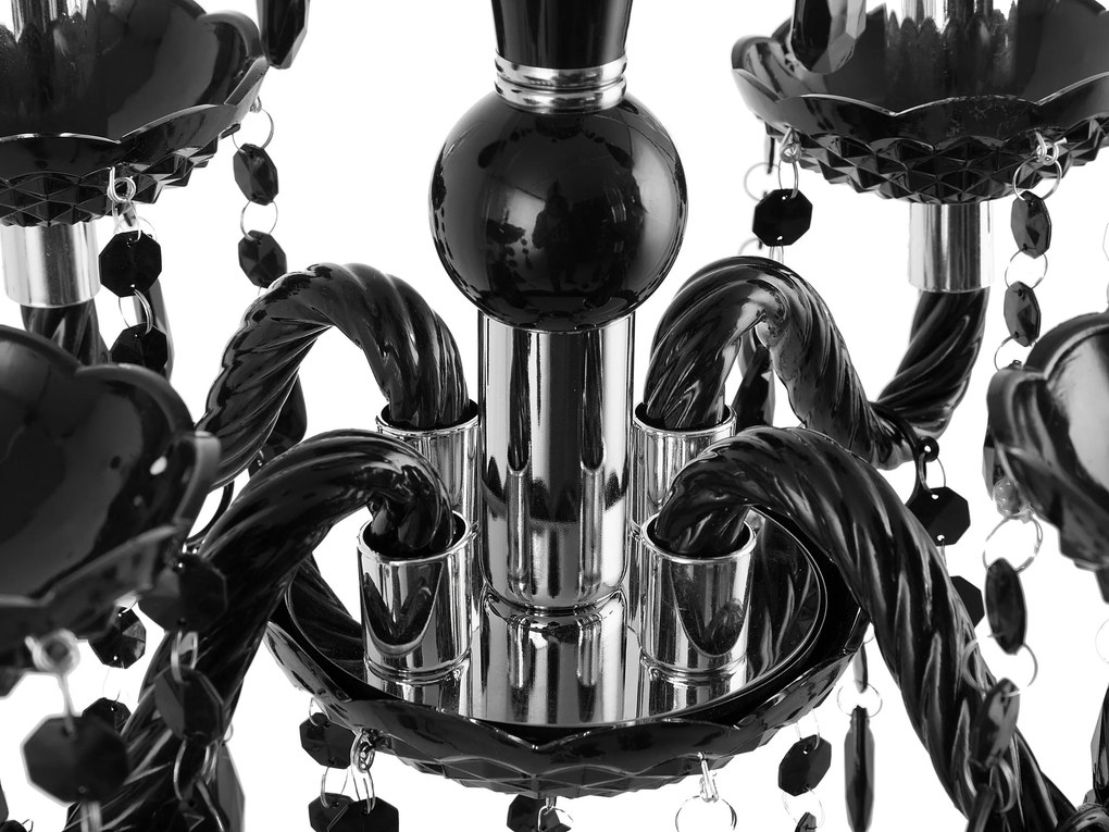 Lustre preto KALANG Beliani