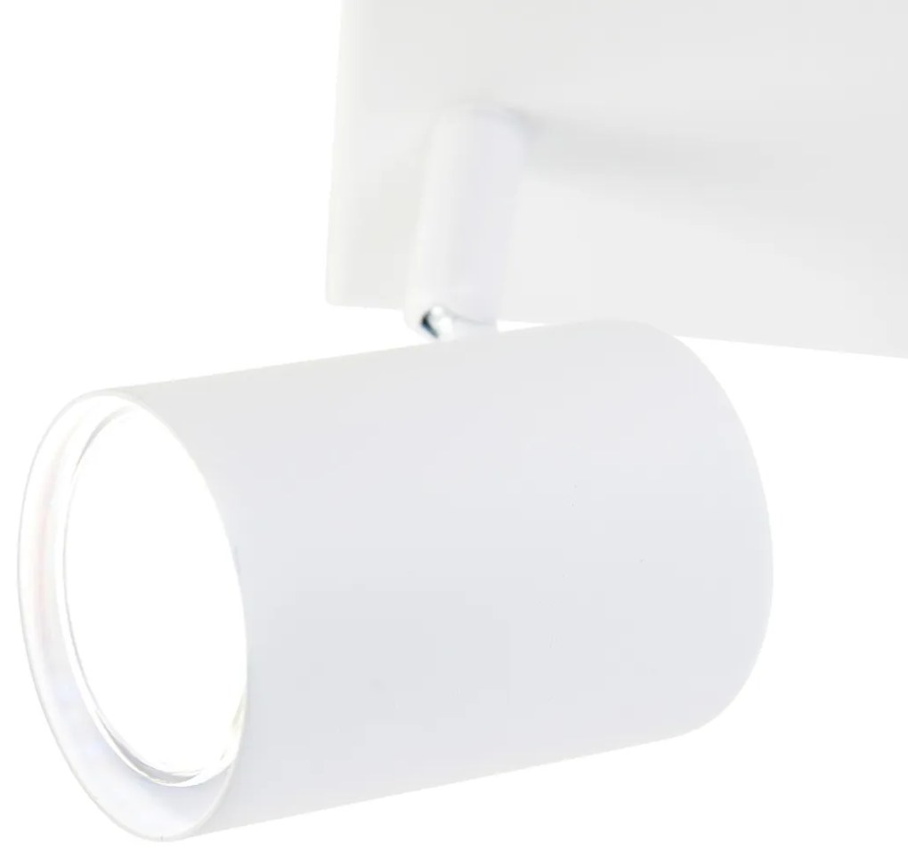 LED Candeeiro de teto inteligente branco retangular com 2 GU10 Wi-Fi - Jeana Moderno