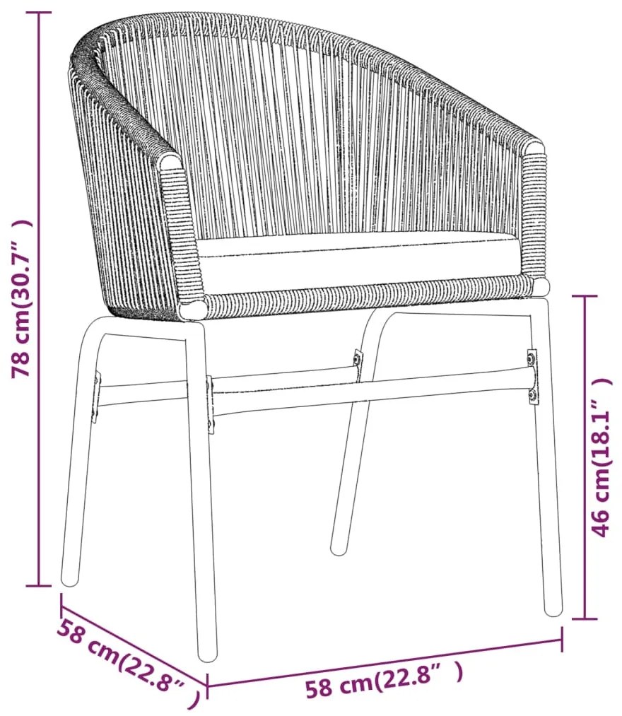 3 pcs conjunto de jantar para jardim castanho