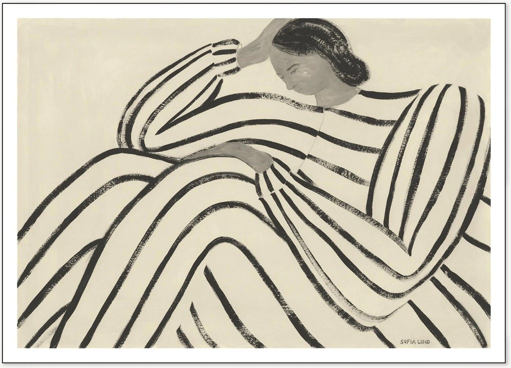 Póster Waiting by Sofia Lind x The Poster Club