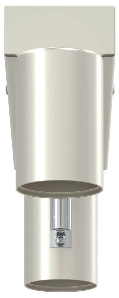 Spotlight de Teto Ajustável em Duas Direções Níquel Escovado E27