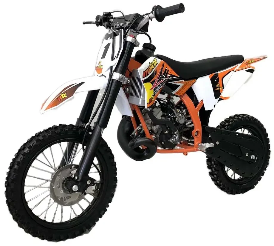 Mini Motocicleta Infantil de 2 Tempos, Gasolina Dirt Bike