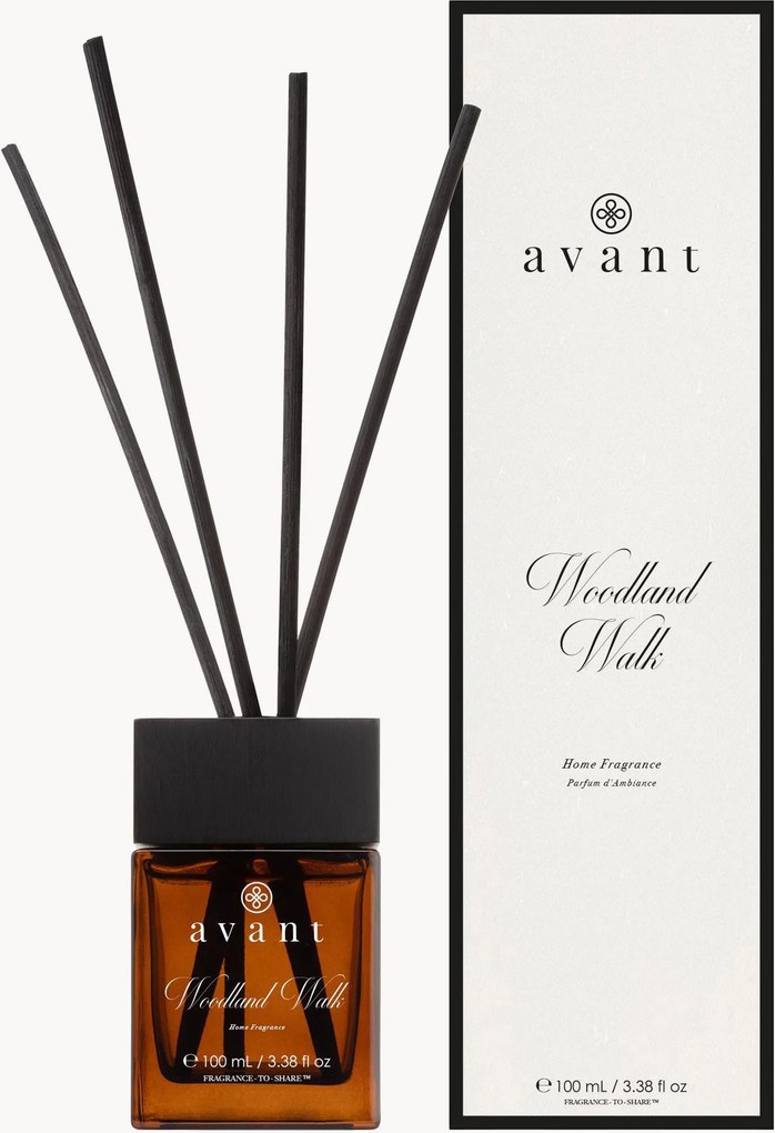 Difusor ambiente Woodland Walk (sândalo, folhas de figueira, groselha preta, bergamota), 100 ml