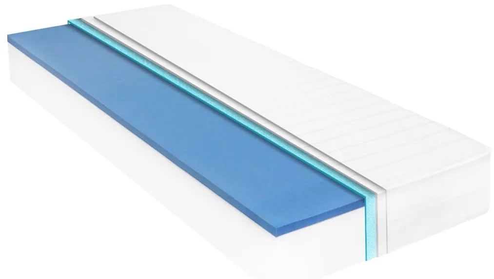 282789 vidaXL Colchão 80x200 cm espuma viscoelástica c/ memória 18 cm