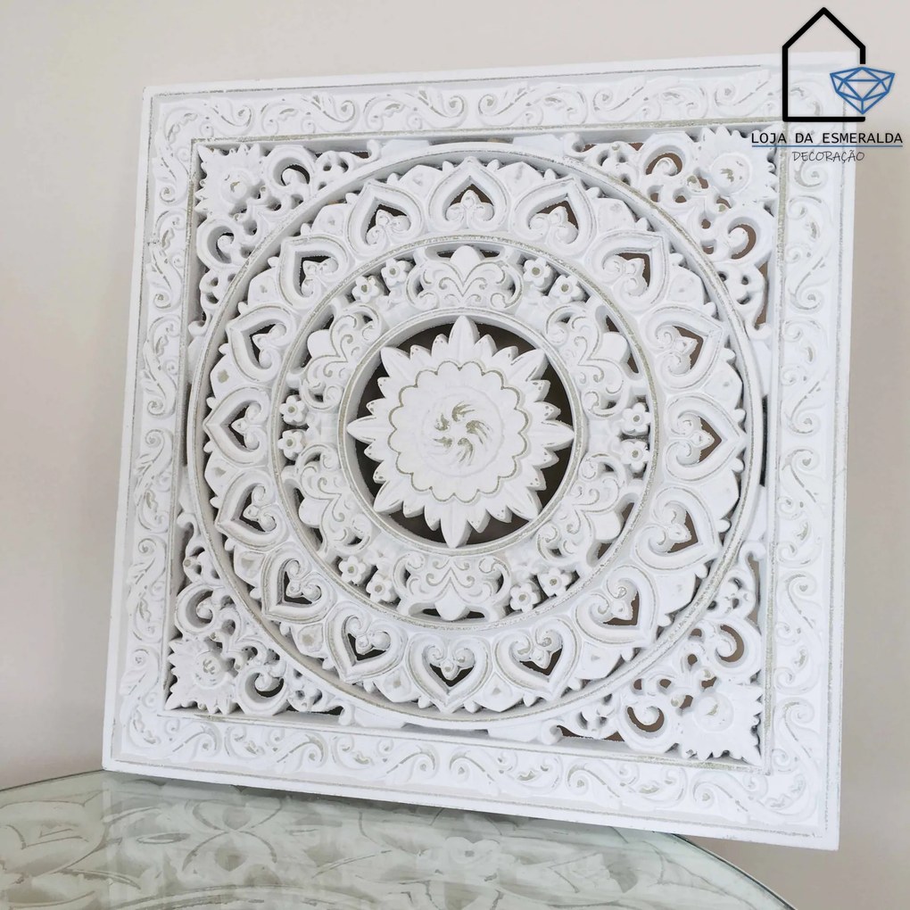 Mandala de Parede | Quadrada | 40x40CM