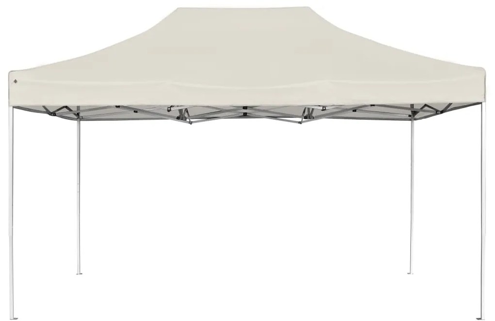 Tenda dobrável profissional para festas alumínio 4,5x3m creme