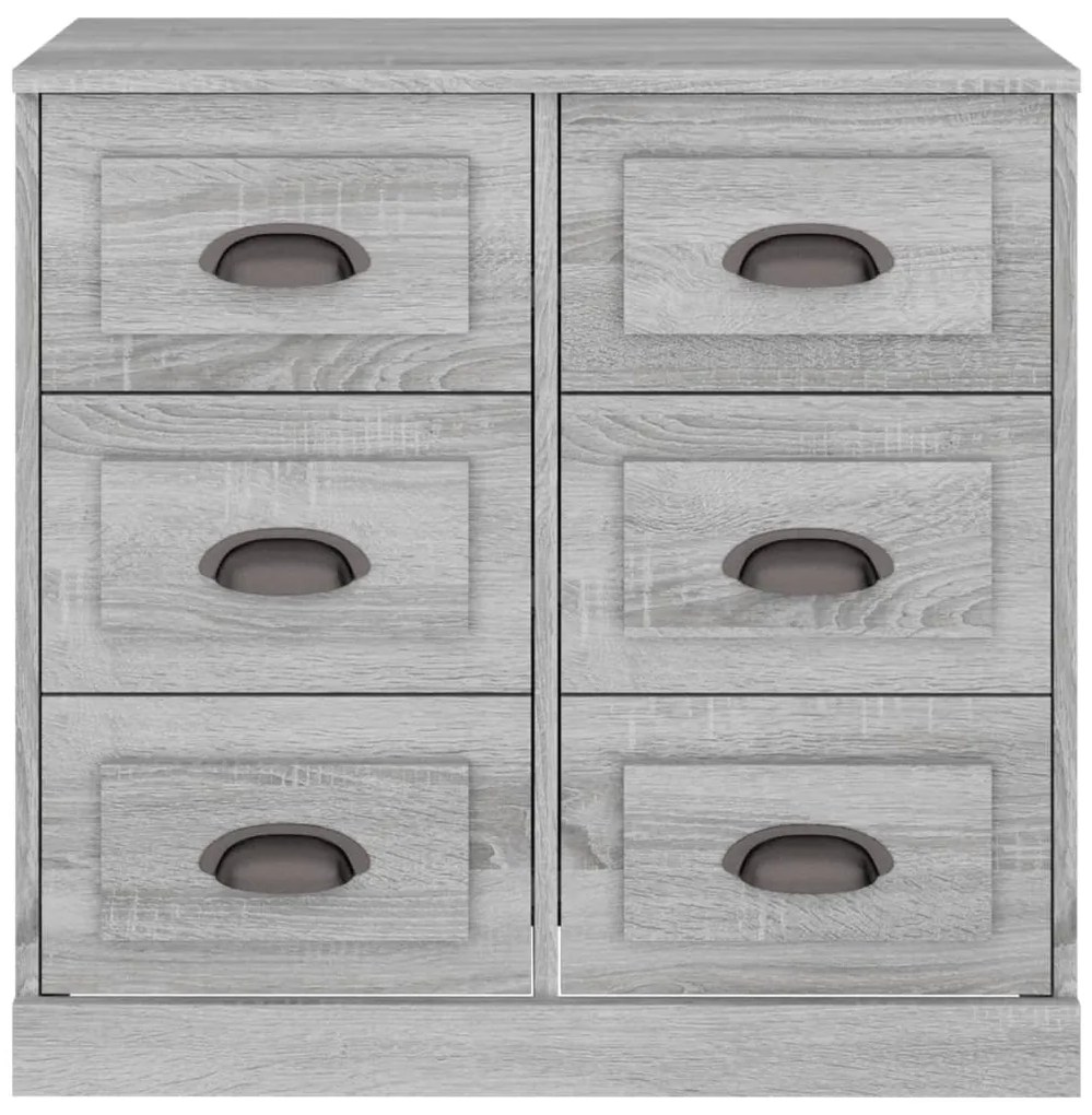 Aparador 70x35,5x67,5 cm derivados de madeira cinzento sonoma