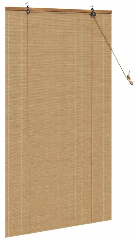 Persianas e Sombras de Janela Marrom Claro 90 x 160 cm Bambu