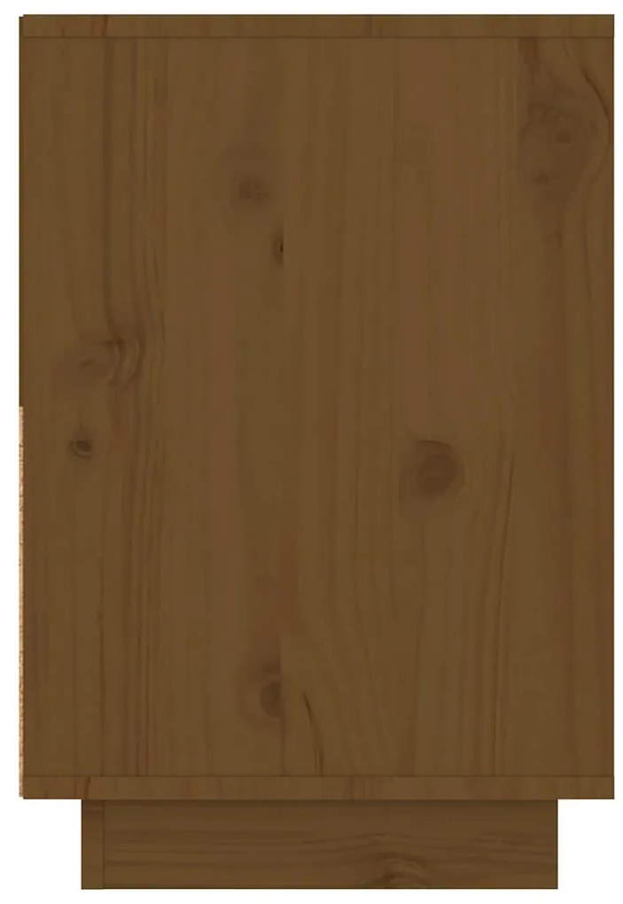 Mesas de cabeceira 2 pcs 60x34x51 cm pinho maciço castanho mel