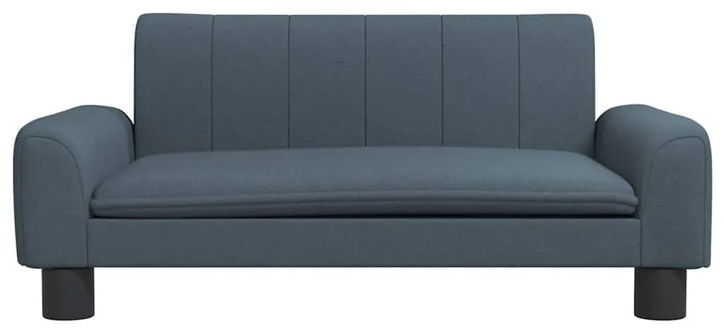 Cama para cães 70x45x30 cm tecido cinzento-escuro