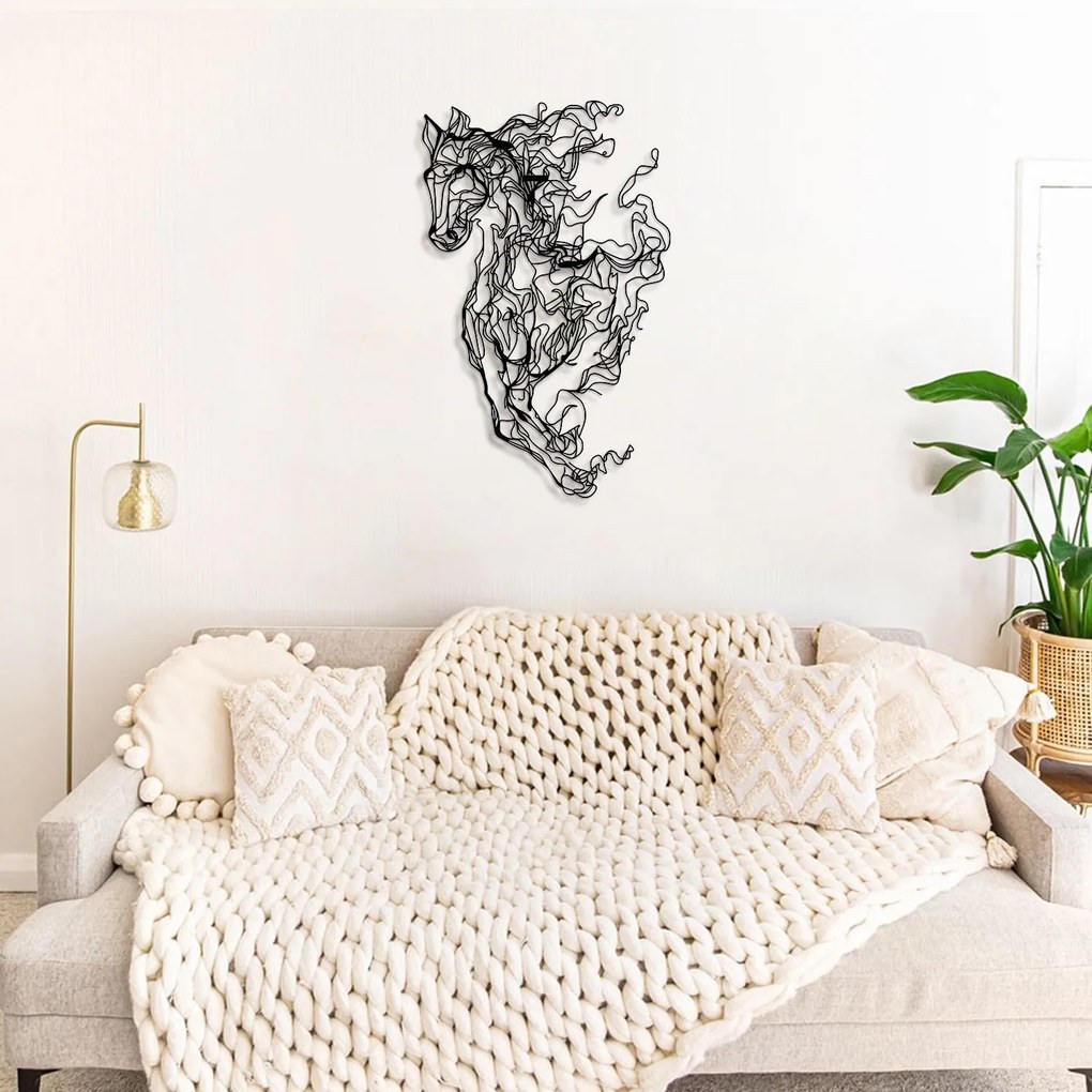 Acessório Decorativo de Parede Apt724 – Preto – 41 x 66 cm