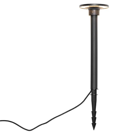 Foco de jardim moderno preto com LED IP54 - Skyf