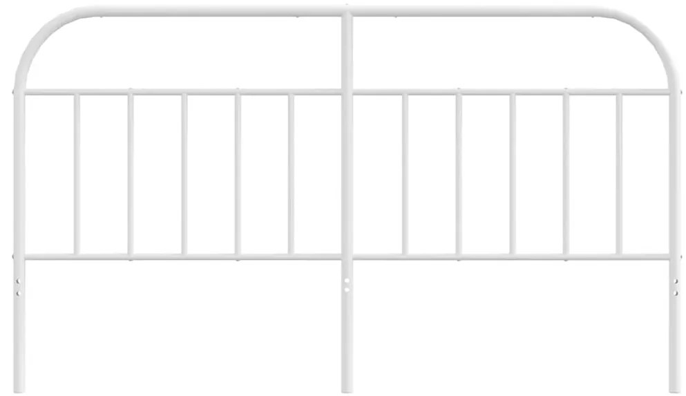 Cabeceira de cama 180 cm metal branco